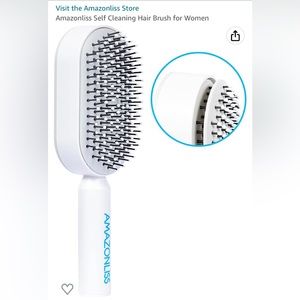 Amazonliss Self Cleaning Hair Brush for Women